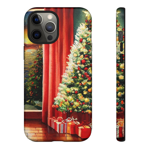 Christmas Tree in Cozy Holiday Home - Impact Resistant Phone Case iPhone 12 Pro Max Glossy